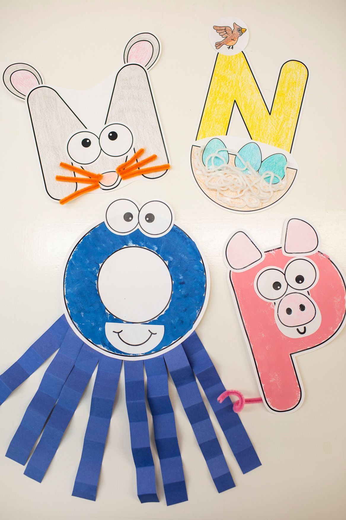 Printable Preschool December Letter of the Week (M-P)