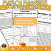 March Madness: 2nd-5th Activity Pack