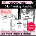 Load image into Gallery viewer, Printable Kindergarten May Writing Bundle
