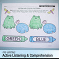 Load image into Gallery viewer, Printable Preschool April Directed Drawing Worksheets
