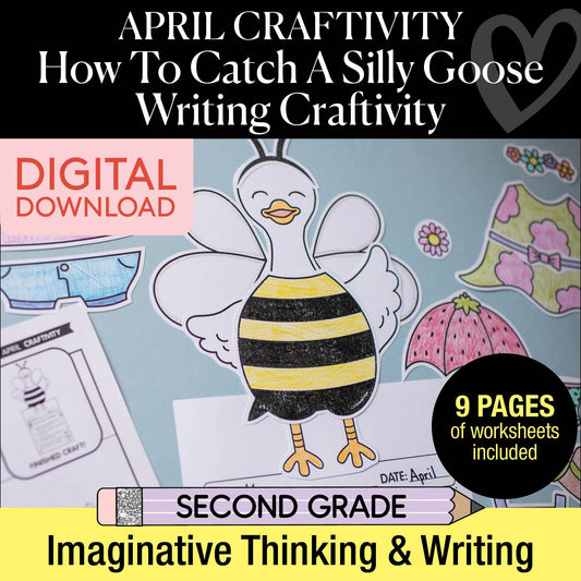 Printable April How To Catch A Silly Goose Writing Craftivity