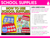 First Day and First Week of Back to School Activities and Crafts Bundle