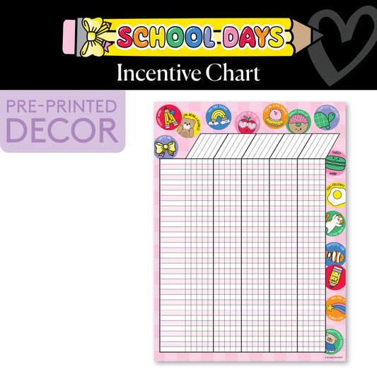 Bright Rainbow Incentive Chart