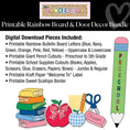 Load image into Gallery viewer, Printable Rainbow Board & Door Decor Bundle | Banner Bar
