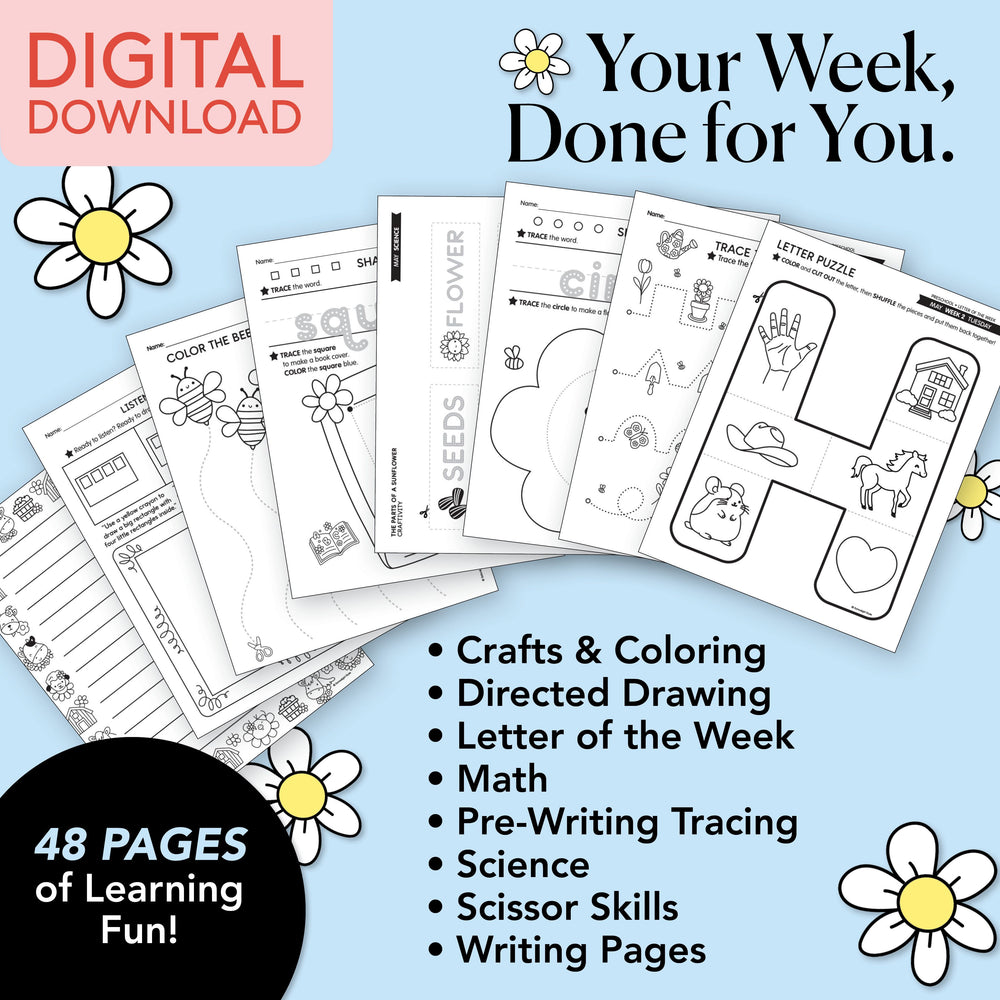 Printable Preschool May Week 2 Resources