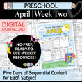 Load image into Gallery viewer, Printable Preschool April Week 2 Resources

