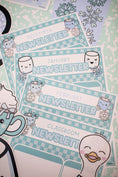 Load image into Gallery viewer, Printable Winter Editable Calendar and Newsletters | Sweet Sips and Snowflakes
