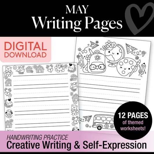 Printable May Writing Pages