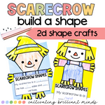 Scarecrow 2D Shape Craft | Fall | Build A Shape Craft