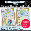 Load image into Gallery viewer, Ultimate Preschool April Thematic Unit Bundle
