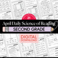 Load image into Gallery viewer, Printable Second Grade April Daily Science of Reading
