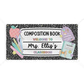Load image into Gallery viewer, Composition Book Personalized Classroom Banner | Banner Bar
