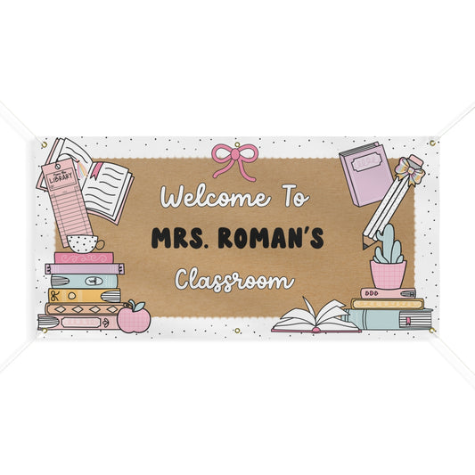 Just One More Chapter Personalized Banner | Banner Bar