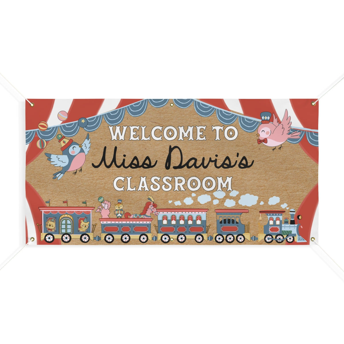 Under the Big Top Personalized Banner | Banner Bar