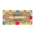 Load image into Gallery viewer, Schoolhouse Apples Personalized Banner | Banner Bar
