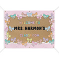 Load image into Gallery viewer, Pastel Rainbow Bows Personalized Banner | Banner Bar
