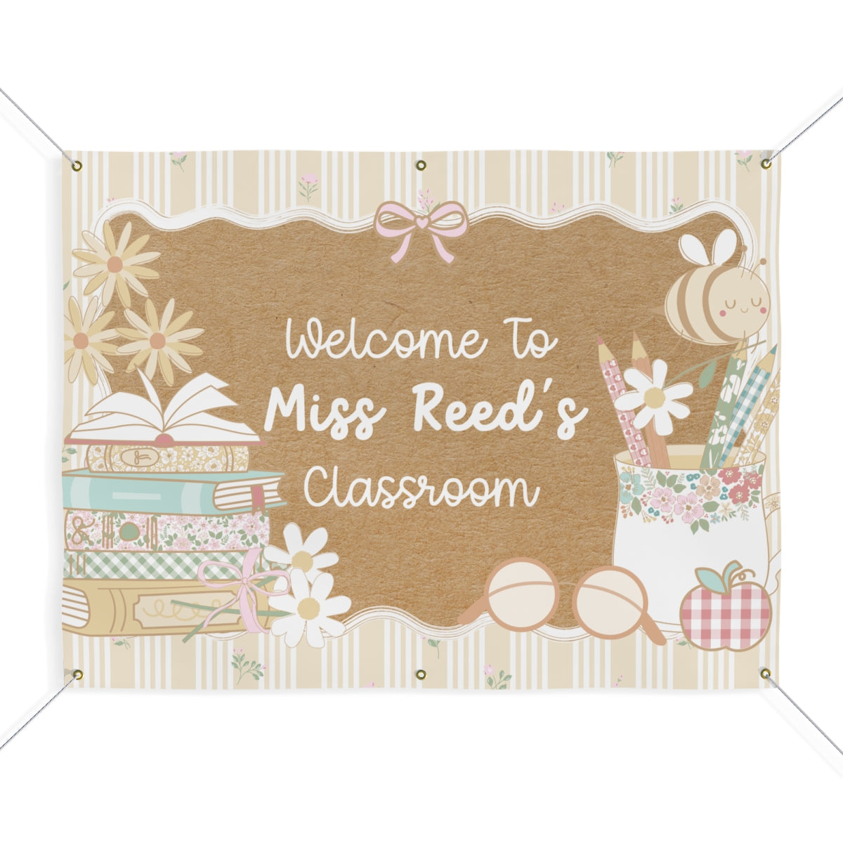 Blooming Classroom Personalized Banner | Banner Bar