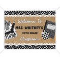 Load image into Gallery viewer, Composition Notebook Personalized Classroom Banner | Banner Bar
