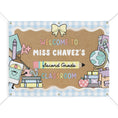 Load image into Gallery viewer, Back to School Pastel Cuties Personalized Banner | Banner Bar
