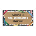 Load image into Gallery viewer, Apples and ABCs Personalized Classroom Banner | Banner Bar
