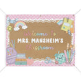 Load image into Gallery viewer, Notebook Doodles Personalized Classroom Banner | Banner Bar
