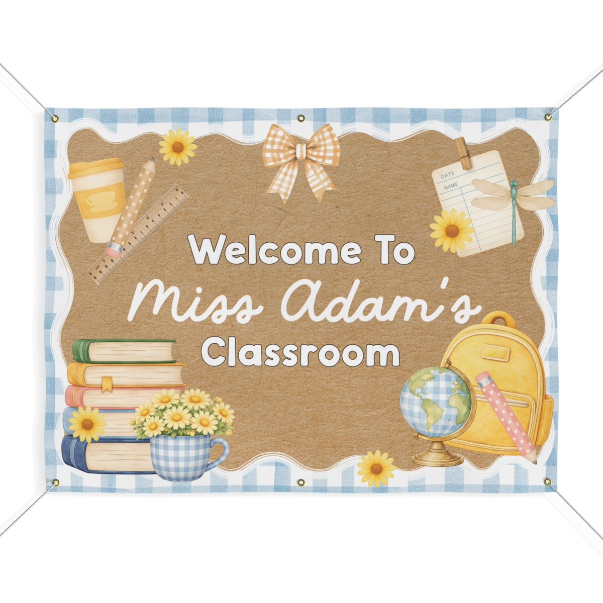 Cottage Classroom Personalized Banner | Banner Bar