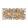 Load image into Gallery viewer, Pastel Pink Gingham School Supplies Personalized Banner | Banner Bar
