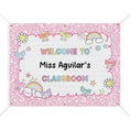 Load image into Gallery viewer, Bow & Rainbow Personalized Banner | Banner Bar

