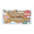 Load image into Gallery viewer, Personalized Circus Vinyl Classroom Banner | Storybook Circus

