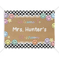 Load image into Gallery viewer, Smiles All Around Personalized Classroom Banner | Banner Bar
