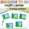 Fall Number Tracing Math Center | Numbers to 20 | Autumn | Kindergarten, 1st