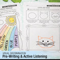 Load image into Gallery viewer, Printable Preschool March Directed Drawing Worksheets

