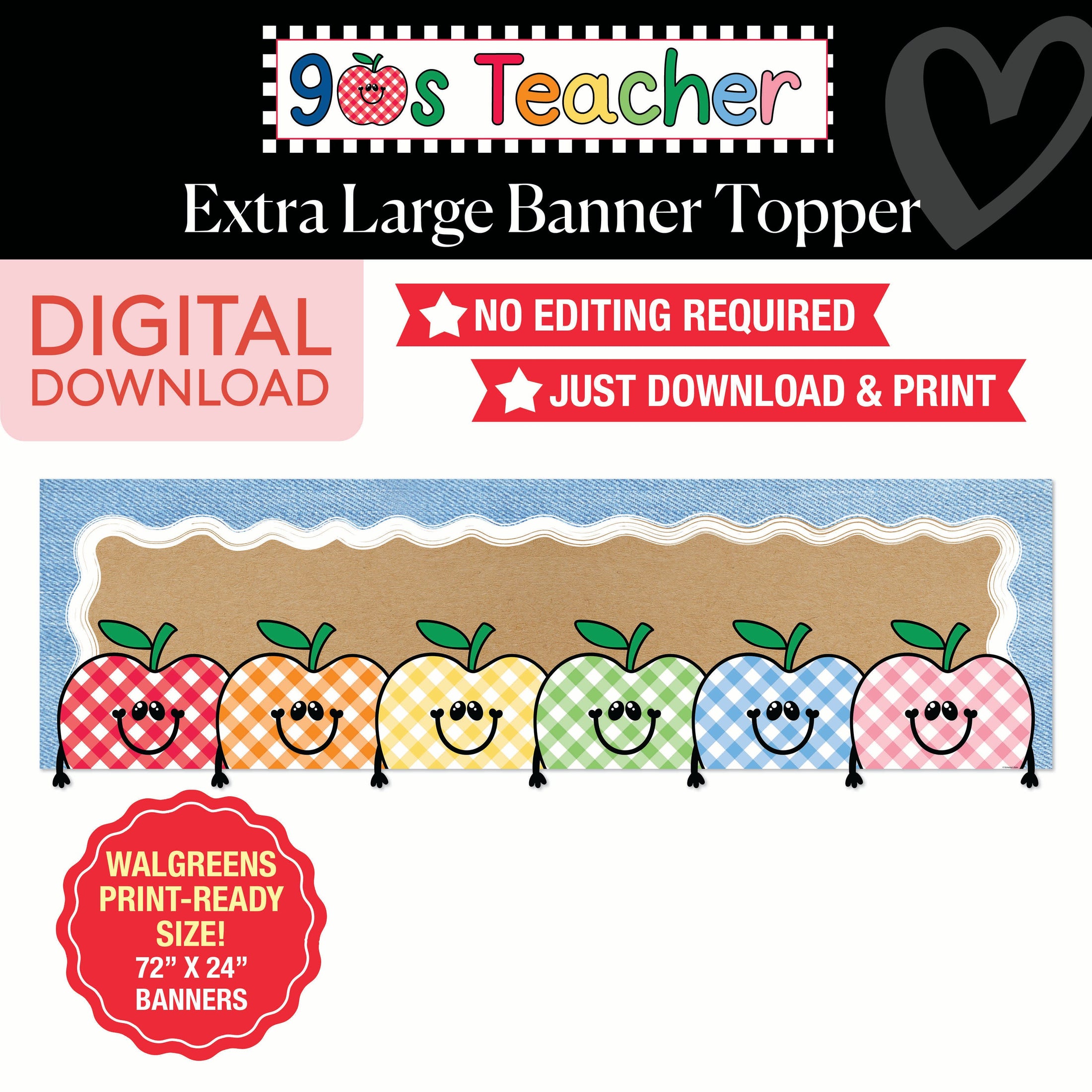 Apple Line Up Walgreens Ready Kraft Style Banner