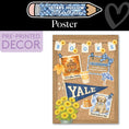 Load image into Gallery viewer, Cozy Cork-board Bulletin Board Poster | Stars Hollow Schoolhouse
