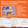 Load image into Gallery viewer, Printable Kindergarten October Daily Writing
