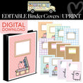 Load image into Gallery viewer, Printable Editable Binder Covers | A Year In Pastel
