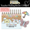 Load image into Gallery viewer, Printable Teacher Waiting Room | A Year In Pastel

