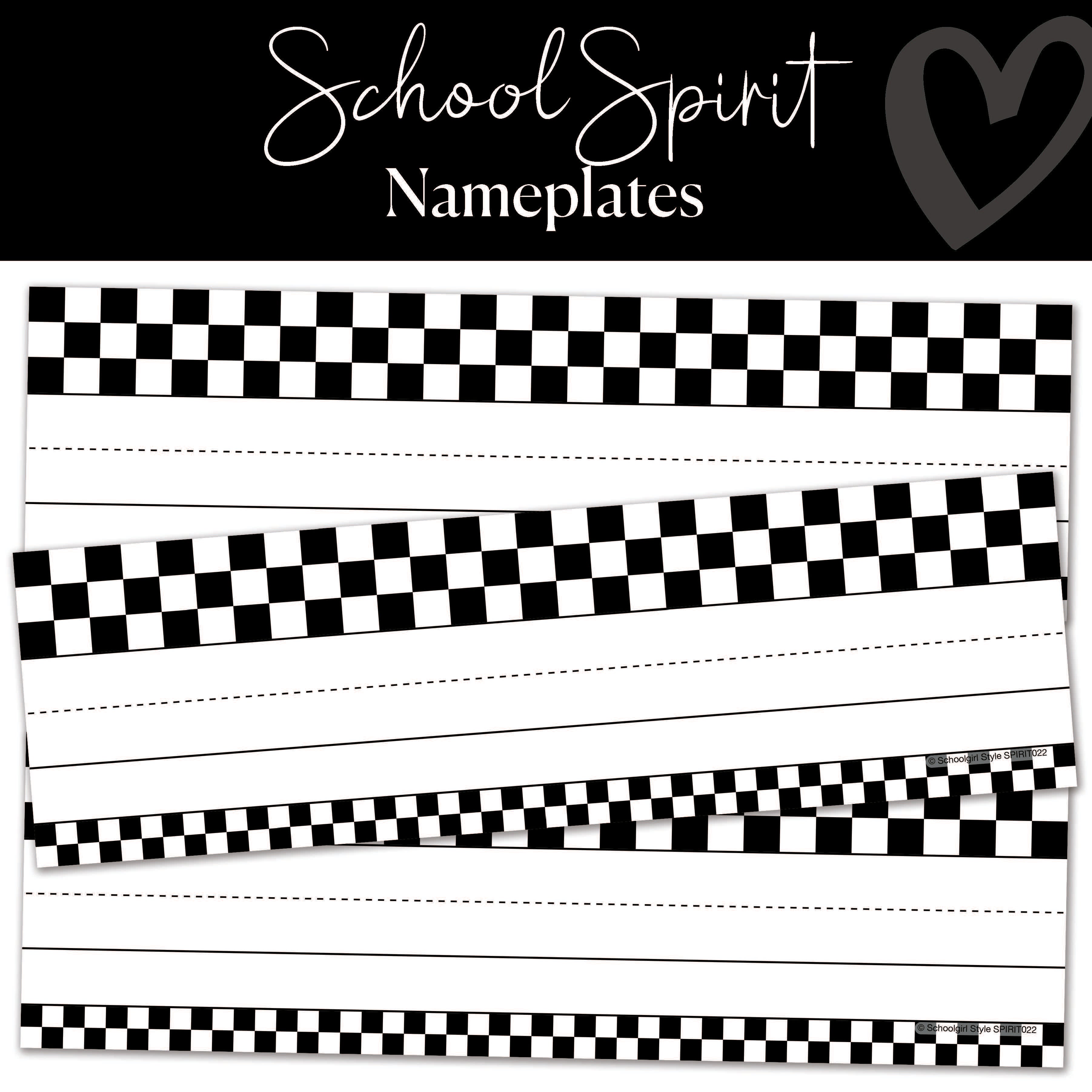 Name Plates | School Spirit | Schoolgirl Style