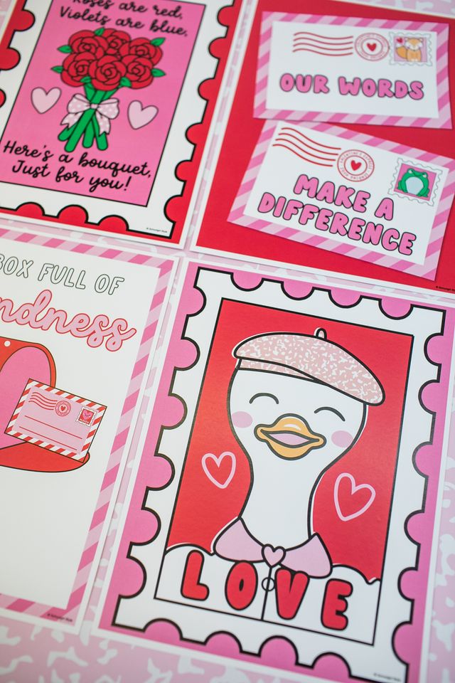 Printable Valentines Mini Posters | Special Edition: Valentine's Day