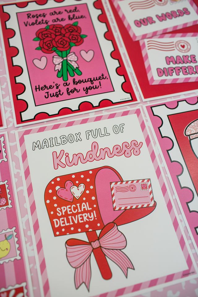 Printable Valentines Mini Posters | Special Edition: Valentine's Day