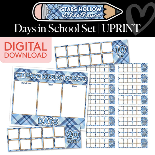 Printable Cozy Days in School Set | School in Stars Hollow