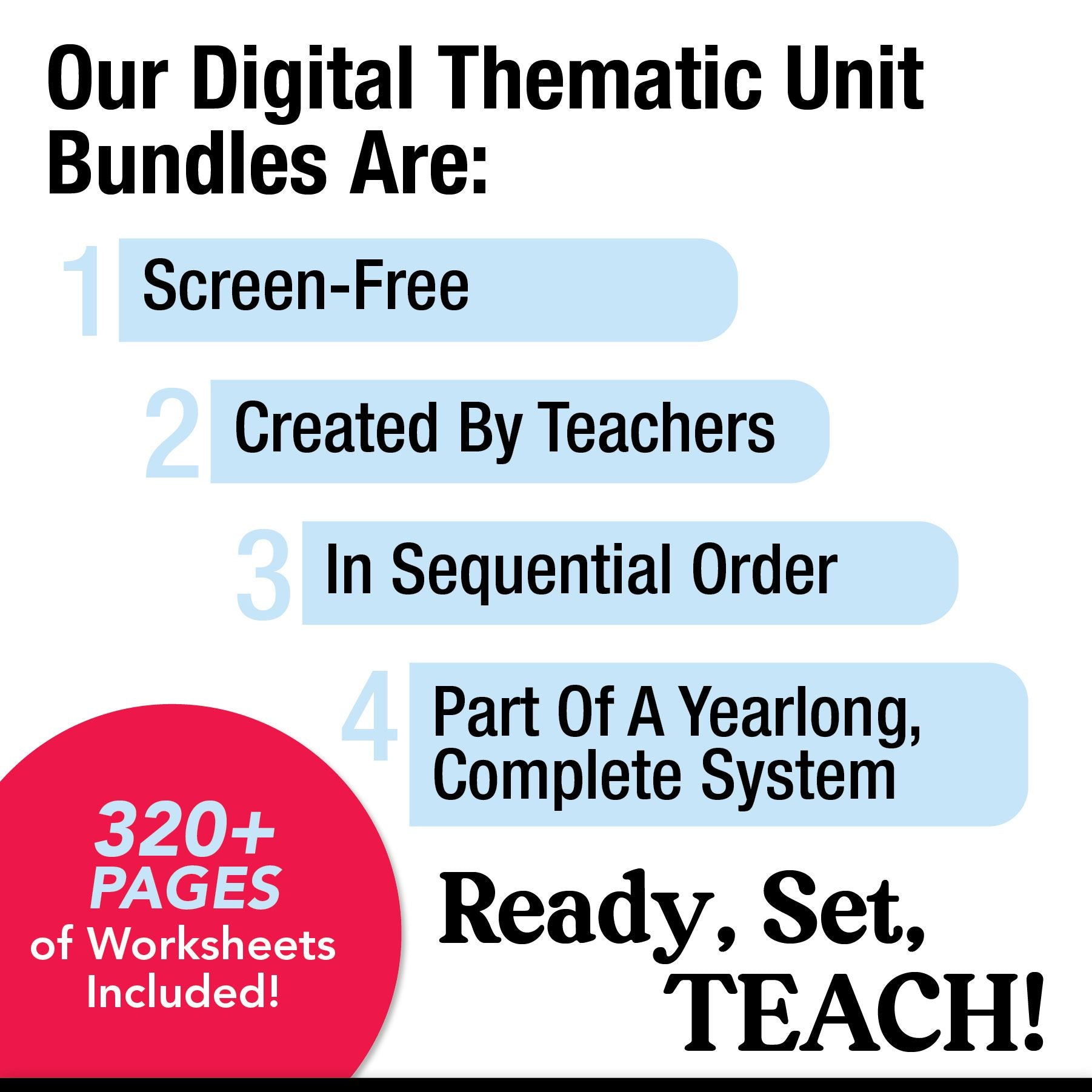Printable Preschool May Thematic Unit Bundle