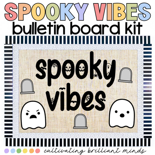 Spooky Vibes Bulletin Board Kit | Halloween | October