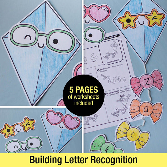 Printable April Soar Into Spring Name Writing Craftivity