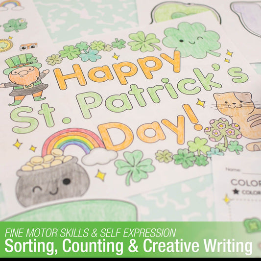 Printable March St. Patrick's Day Activity Pack