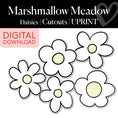 Load image into Gallery viewer, Printable Spring Daisies Cutouts | Marshmallow Meadow
