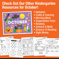 Load image into Gallery viewer, Printable Kindergarten October Writing Bundle

