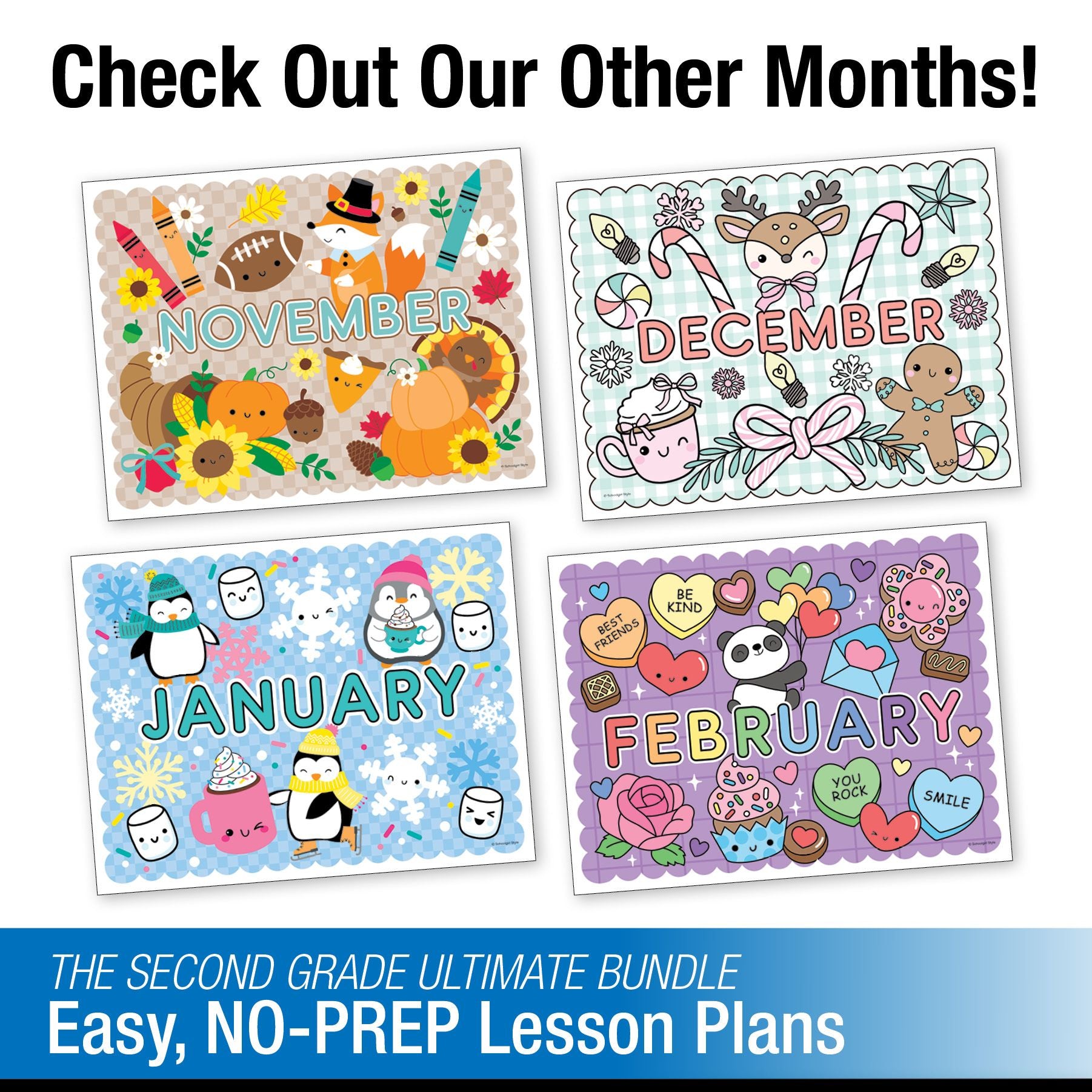Big Book of October Second Grade Thematic Unit Bundle