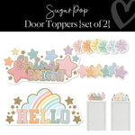 Sugar Pop | Pre-Printed Classroom Decor Bundle | Decor To Your Door | Schoolgirl Style