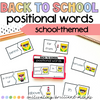 Back to School Positional Words | Grammar | Literacy Center | Prepositions